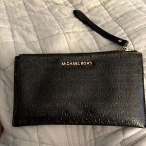 Michael Kors black Wristlet
